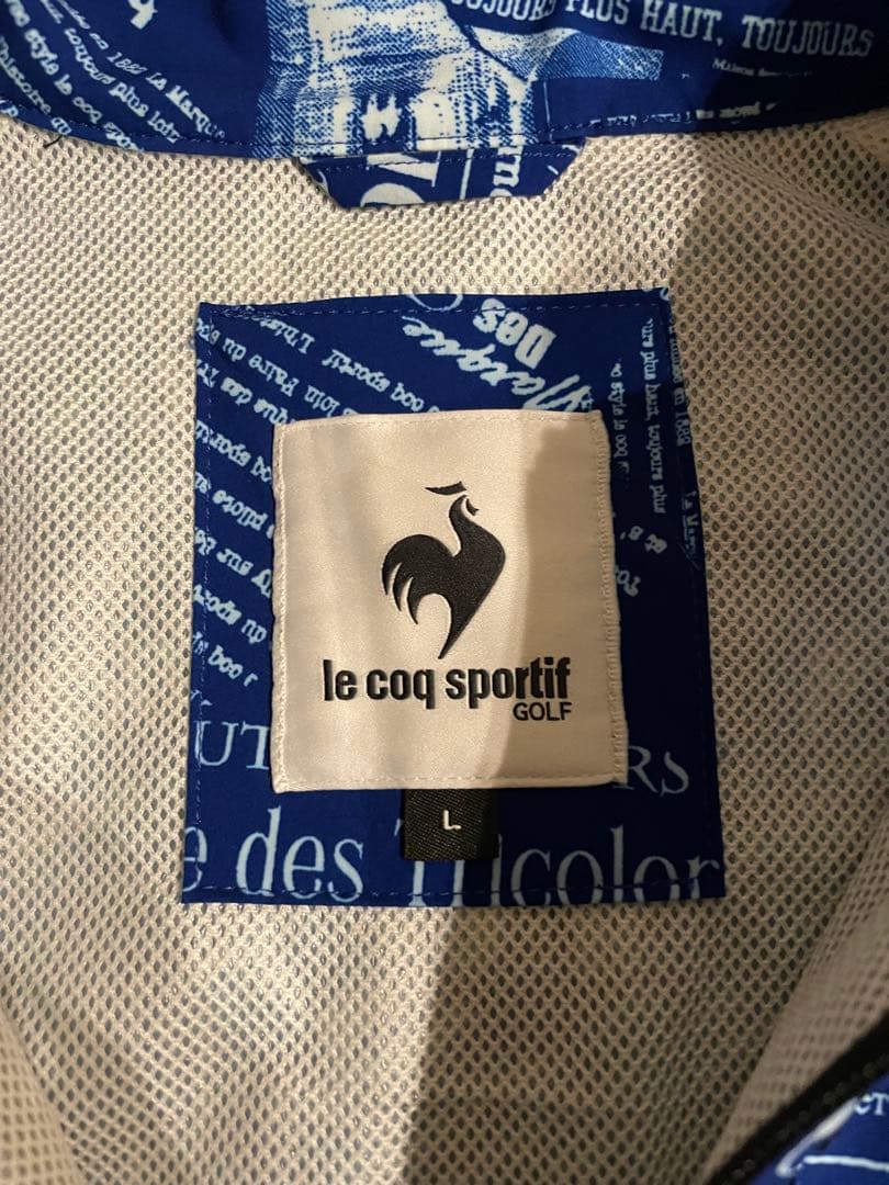 【Ｌ】le coq sportif ゴルフウェア メンズ ウインドブレーカー