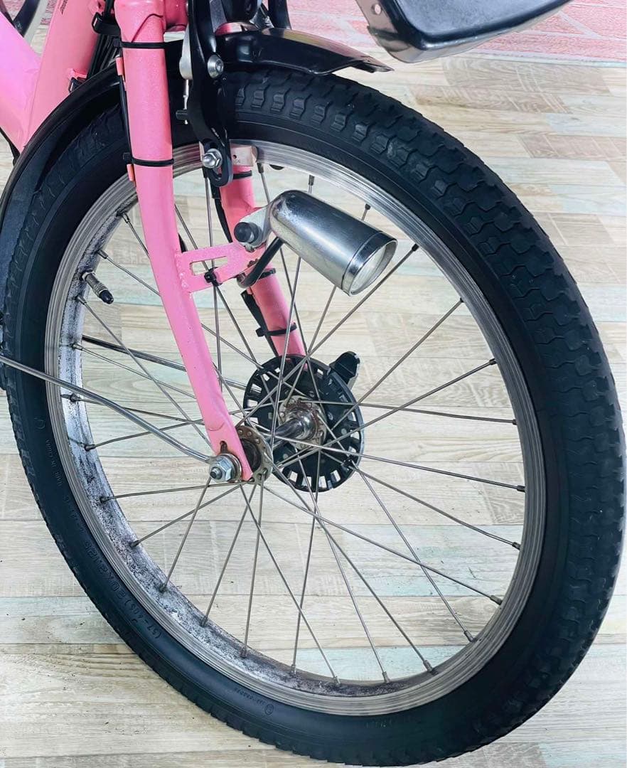 K2303 電動自転車ブリヂストン子供乗せ 20インチ ピンク 8.9Ah
