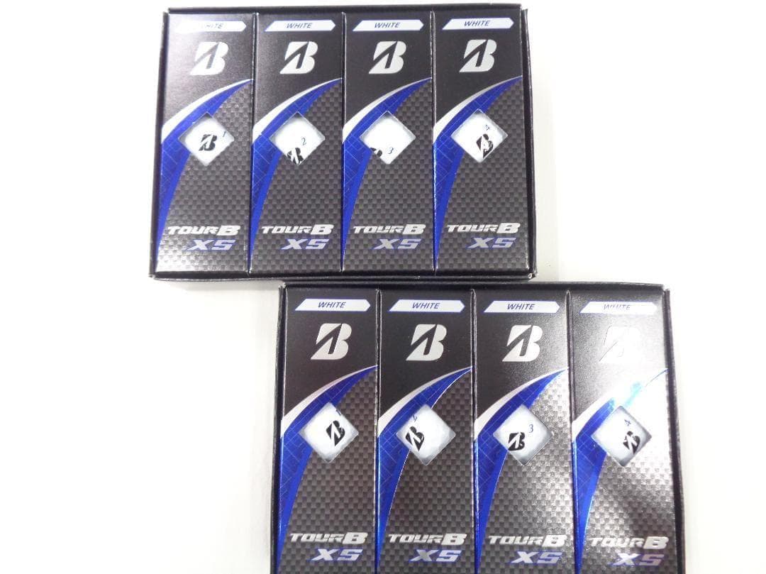 ★新品未使用★ブリヂストン TOUR B XS ホワイト 2ダースセット