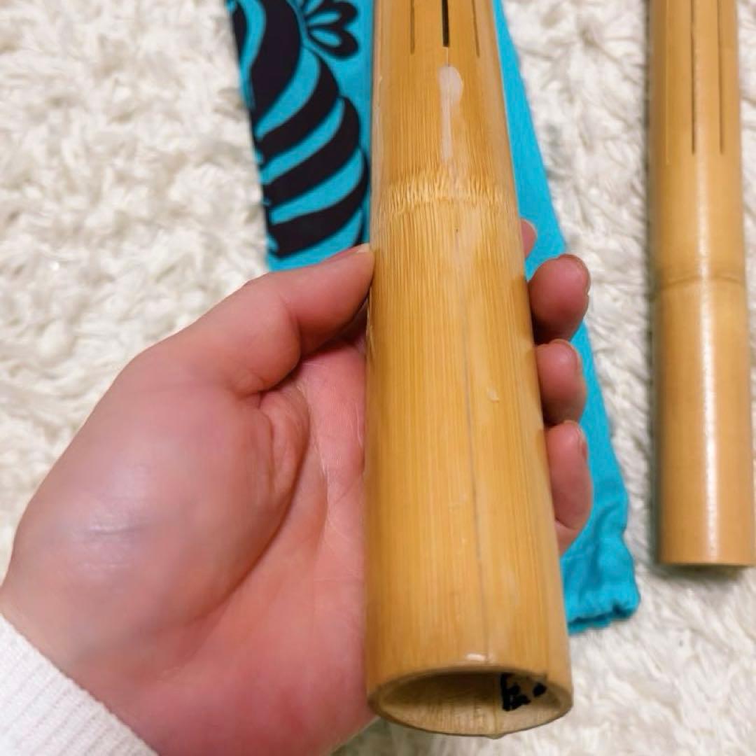 プイリ　50cm フラダンス用竹製楽器 収納袋付き
