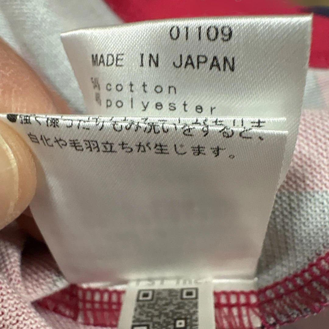 【日本製】パーリーゲイツ ジグザグパターン ポロシャツ