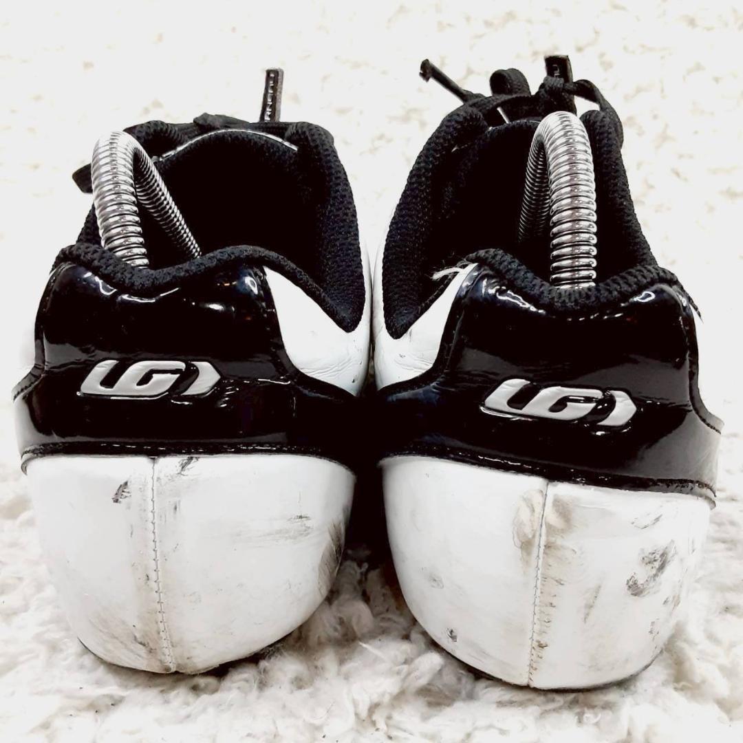 美品 24㎝◎LOUIS GARNEAU ロードバイク用ビンディングシューズ 白