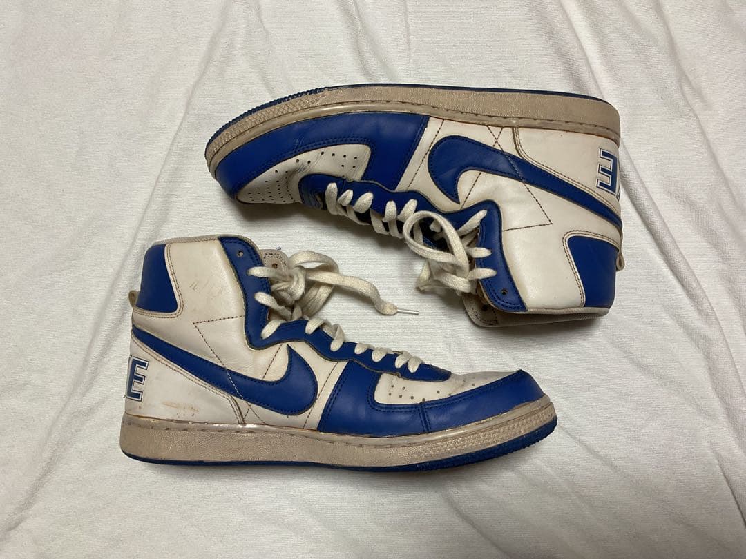 ナイキ ターミネーター HIGH WHITE/ 30cmビンテージ加工