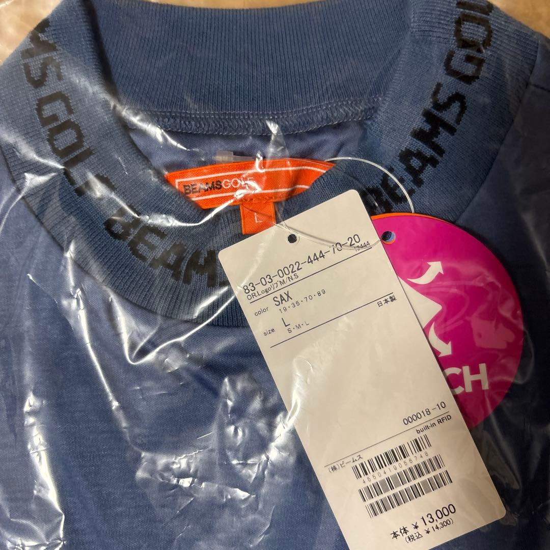 ビームスゴルフ　モックネック半袖Tシャツ