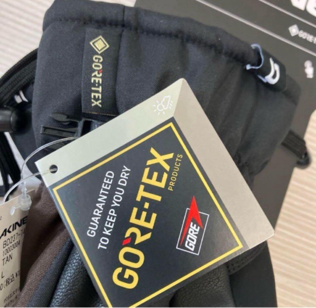 送料無料 新品 DAKINE GORE-TEX メンズ スノーグローブL TAN