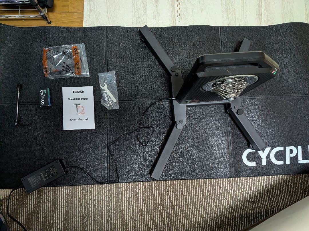 CYCPLUS T2 スマートバイクトレーナー　ROCKBROS汗ガード付き