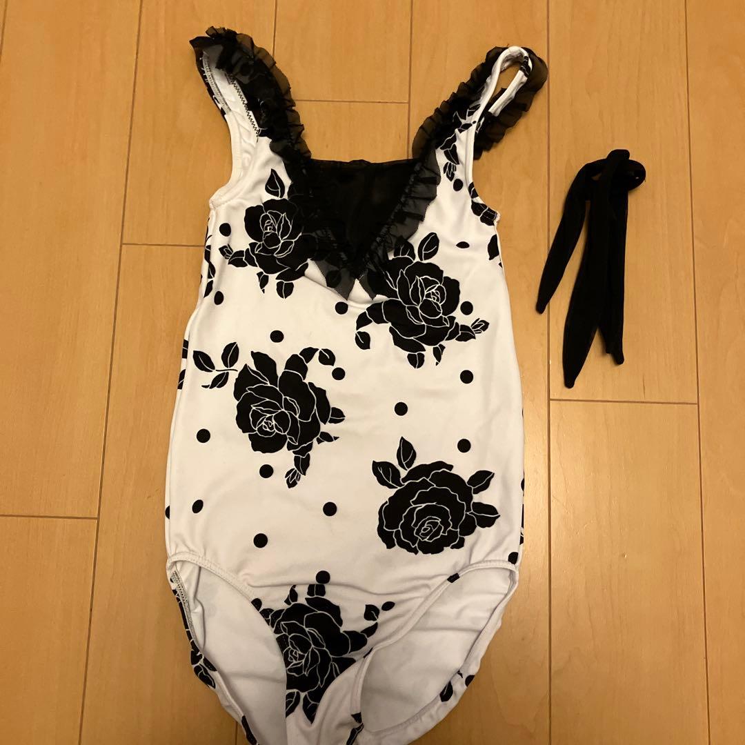 【無香害】stinaレオタード　Jr.P 120-130 花柄
