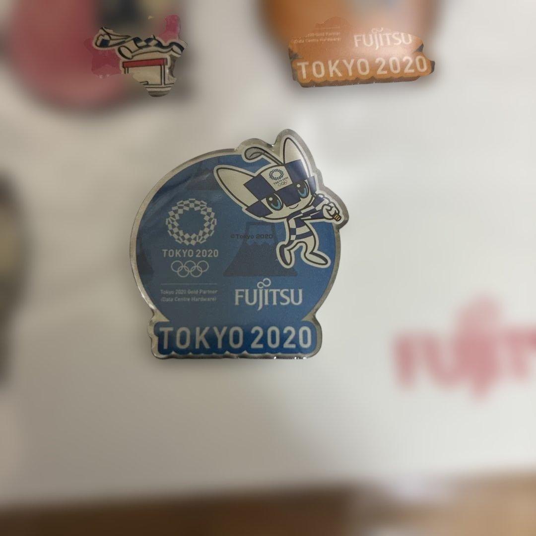 富士通　ピンバッジ　オリンピック　東京2020