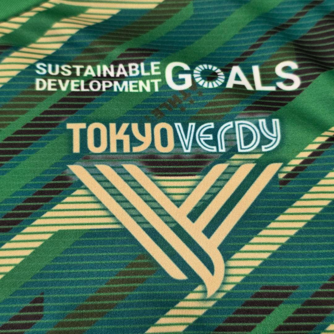 東京ヴェルディ　トレーニングシャツ　S　ATHLETA　アスレタ　緑　Jリーグ