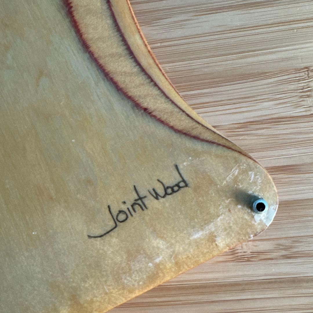 シングルフィン　ハンドメイド　joint wood