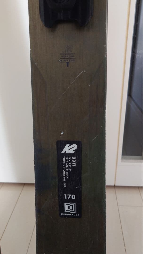 スキー K2 MINDBENDER 89Ti (+Maker Griffon 13D)