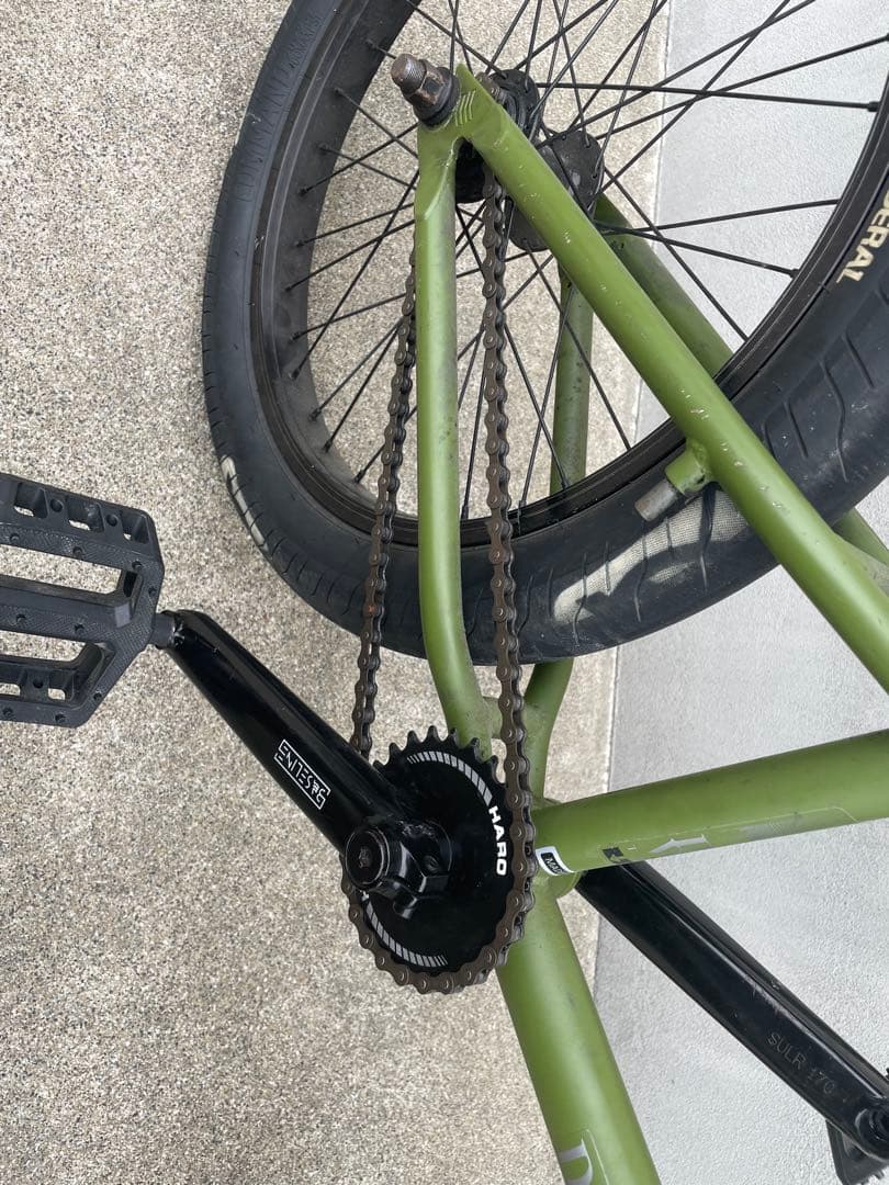 Haro Downtown BMXバイク 20インチ オリーブグリーン
