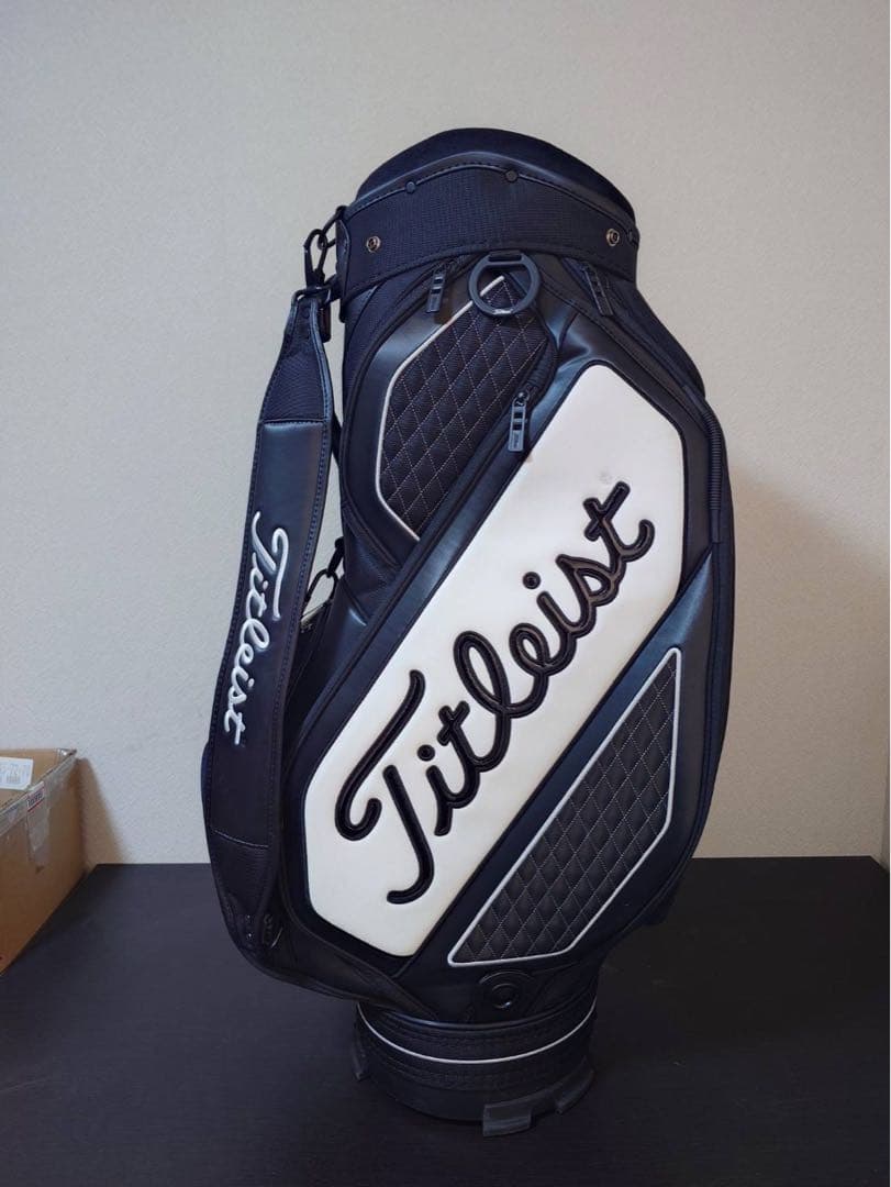 Titleist タイトリスト 9.0型 キャディバック (BK×WH)