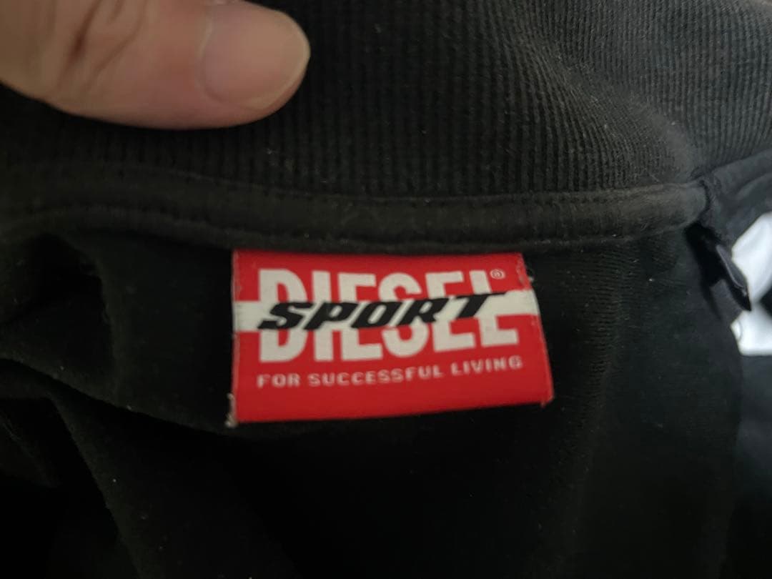 DIESEL★ブラック★トラックジャケット★L