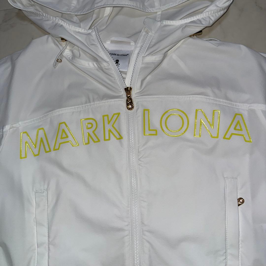 ⭐️美品⭐️MARK &LONA フード付きジャケット ホワイト【40】ゴルフ