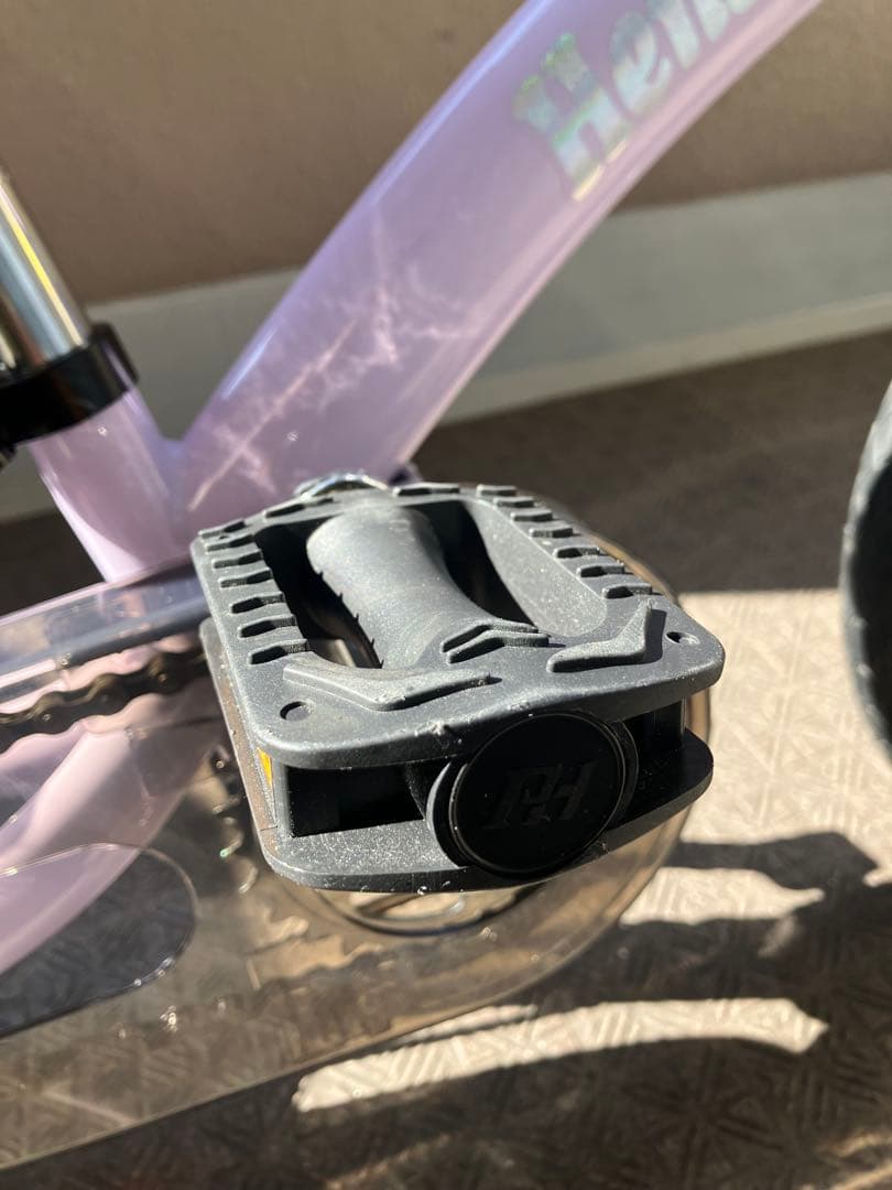 変身バイク2（12インチ）　幼児用自転車 紫　パープル
