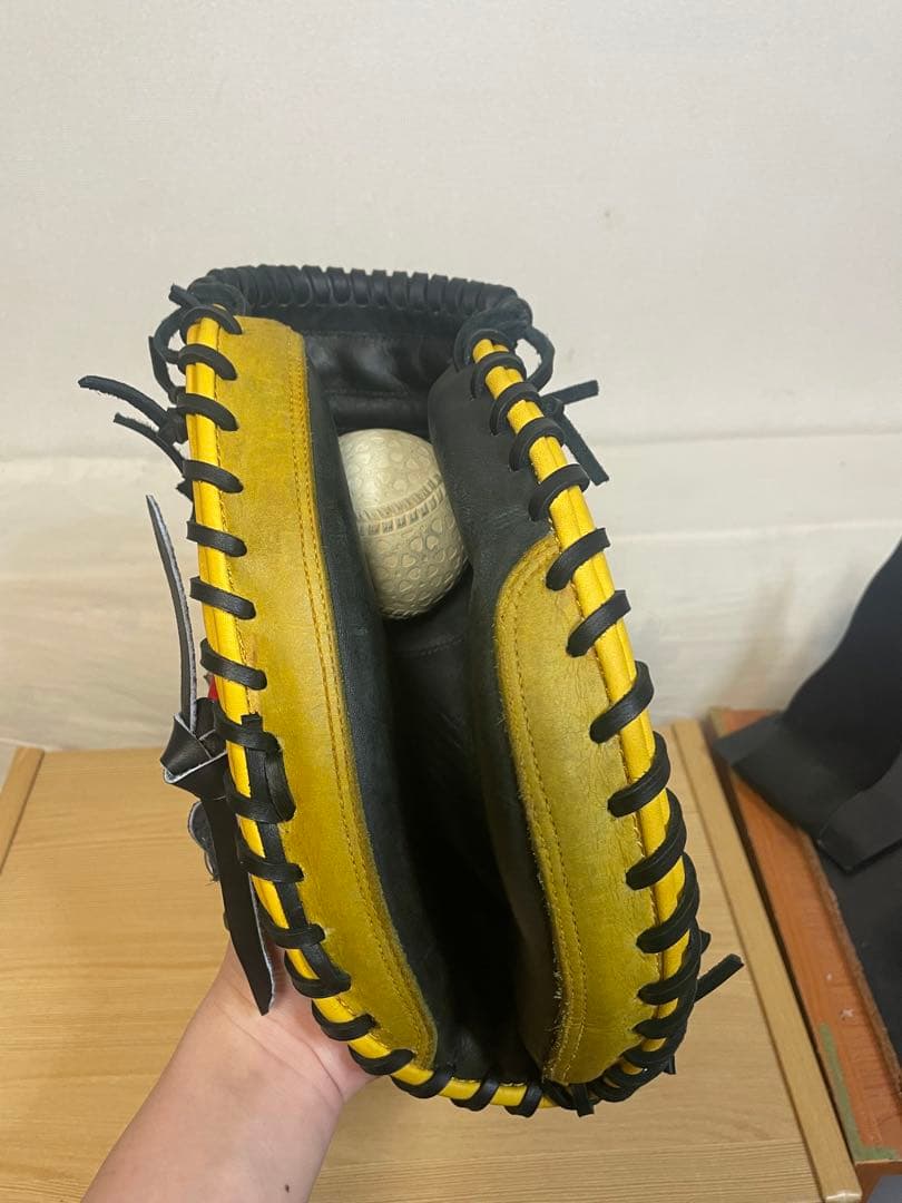 久保田スラッガー軟式キャッチャーミットオーダー　リペア品