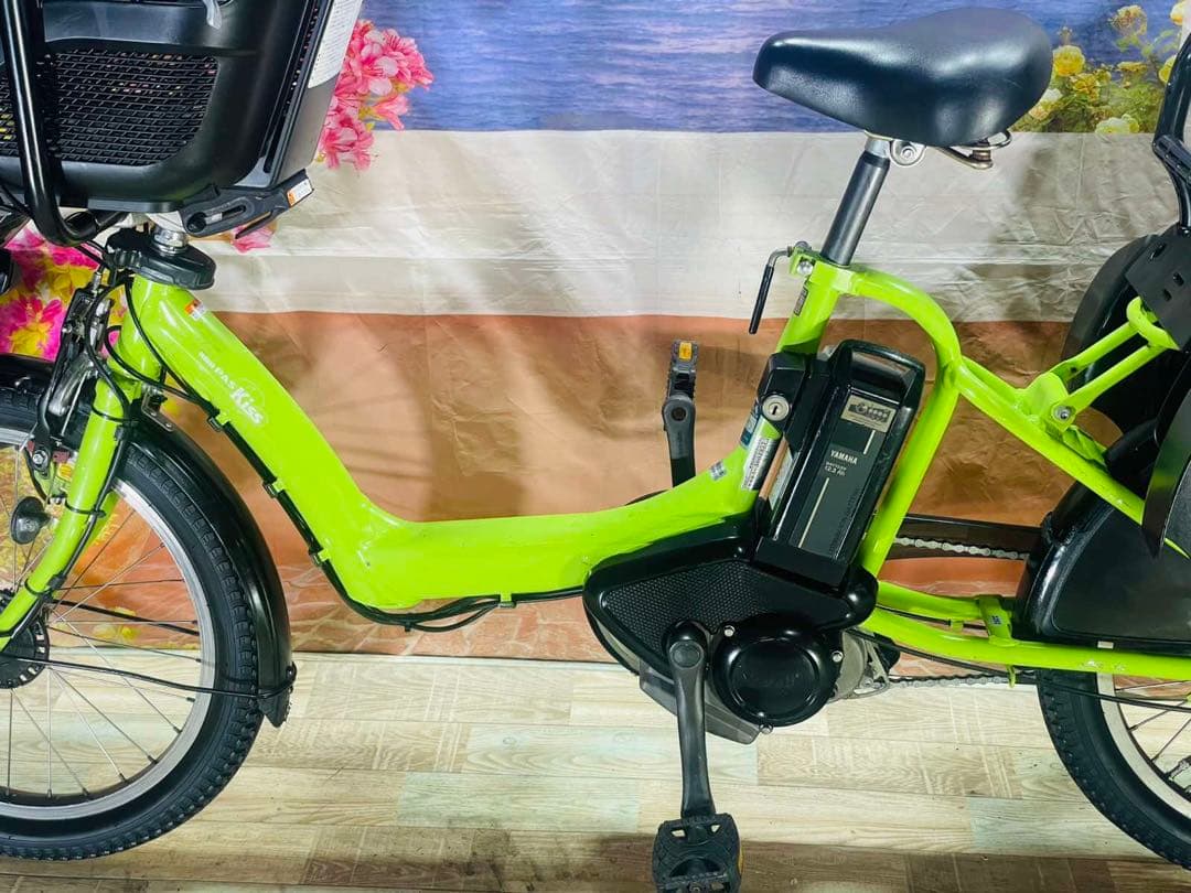 パスキス12AH⭐️人気モデル！ヤマハ子供乗せ電動アシスト自転車Y3292