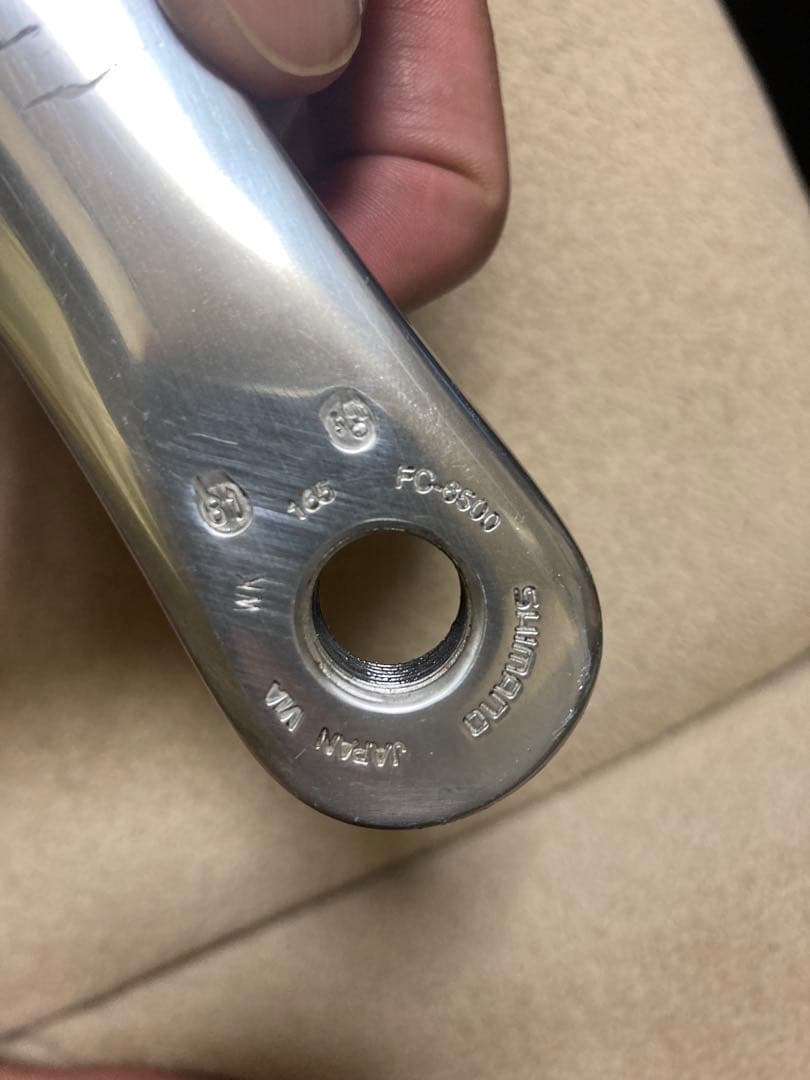 Ultegra Fc-6500 165mm 50-39t Bb-6500 付き