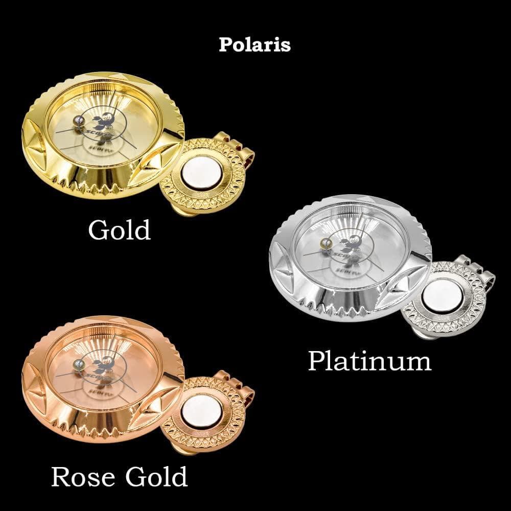 スコルピ水平器ボールマーカー　Polaris　ポラリス　刻印なし　プラチナ