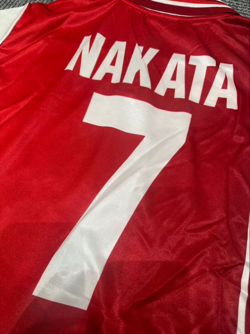 タグ付き 新品【希少】デッドストック ペルージャ 中田英寿 7番ユニフォーム