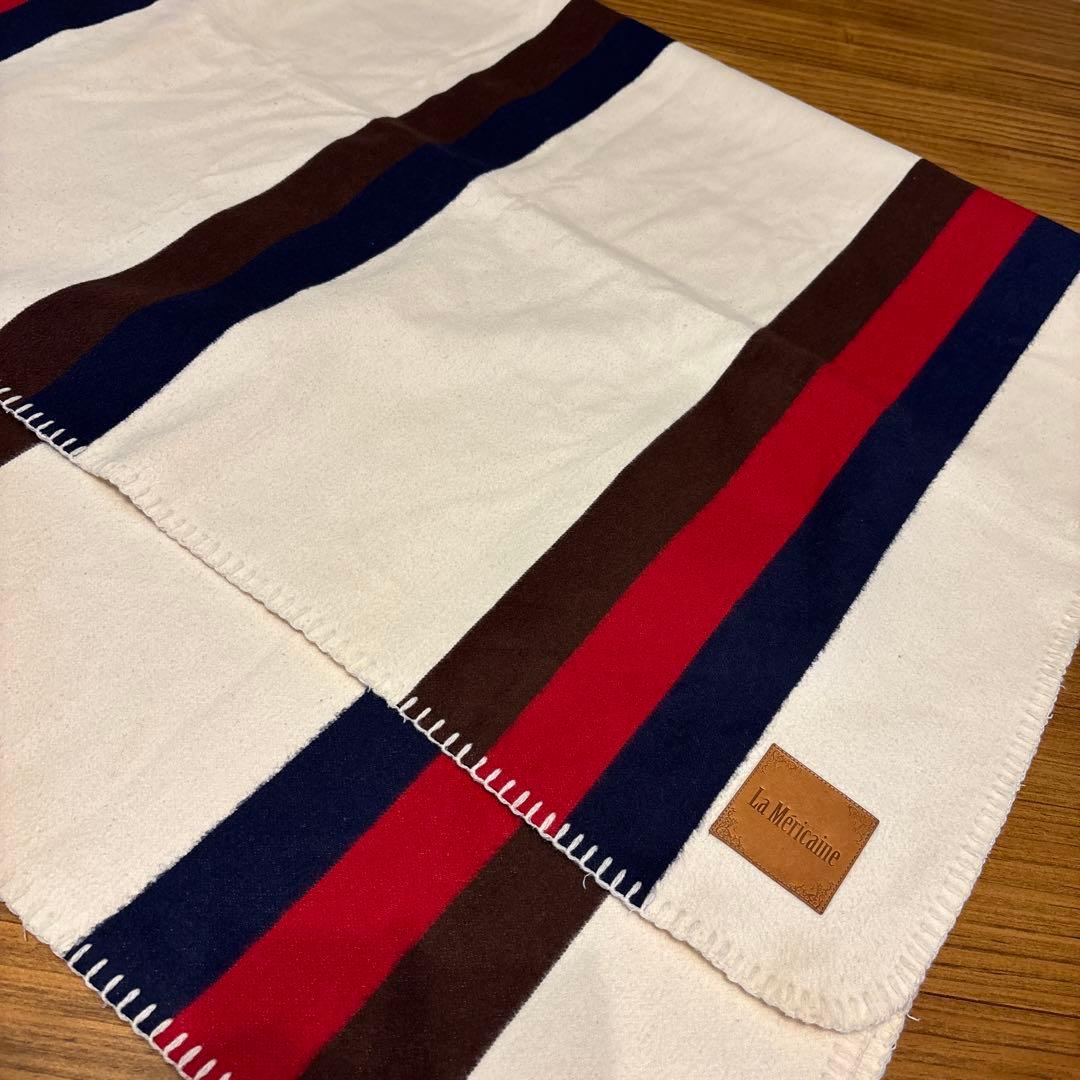 la mericaine 綿毛布　コットンブランケット