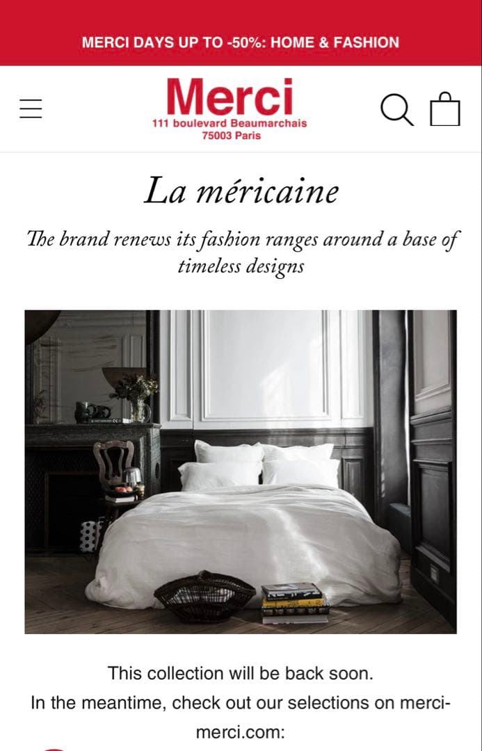 la mericaine 綿毛布　コットンブランケット