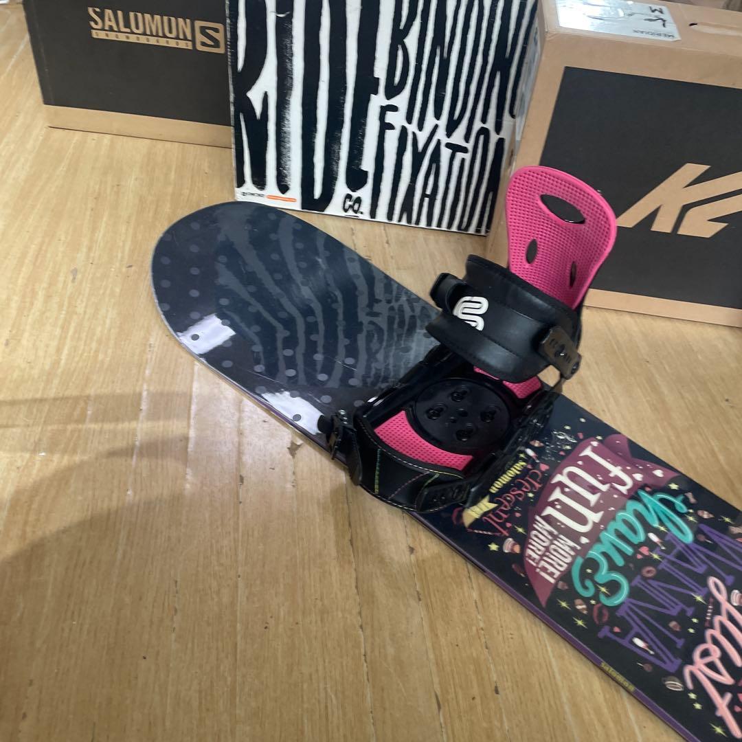 SALOMON×SEVENS　サロモン　バイン付　スノーボードセット