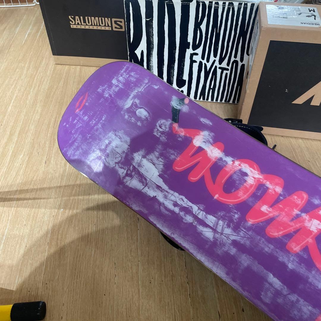 SALOMON×SEVENS　サロモン　バイン付　スノーボードセット