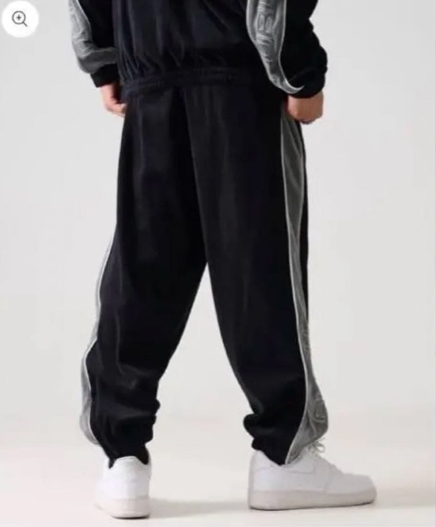 【新品未使用】 FUBU ベロアセットアップ ブラック XL