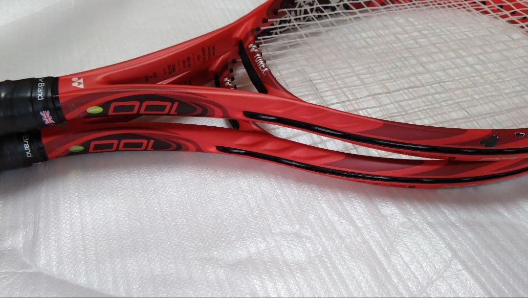 YONEX VCORE 100 レッドラケット 2本セット　G２