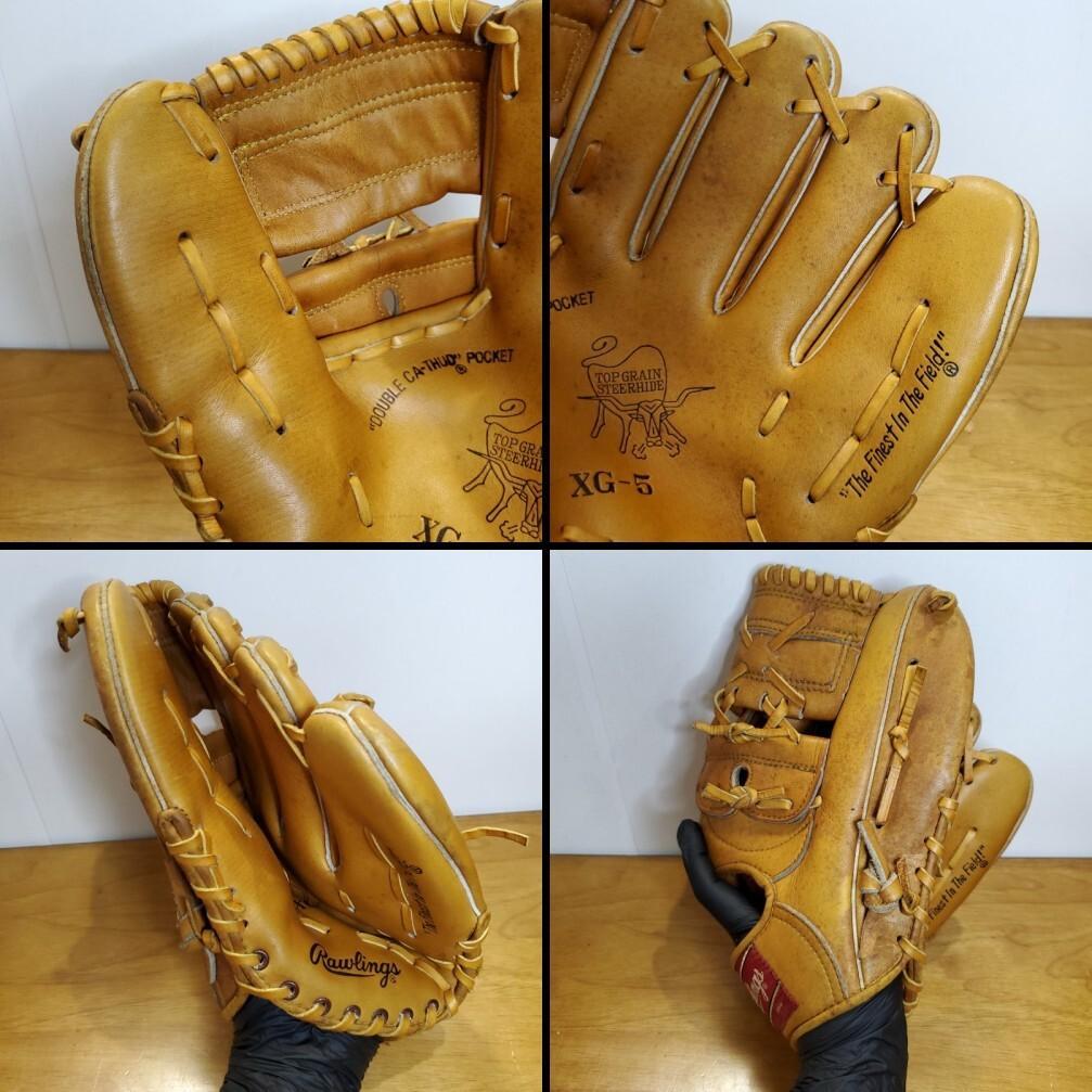 ローリングス 星野仙一モデル レプリカ版 ビンテージ 投手用 軟式グローブ