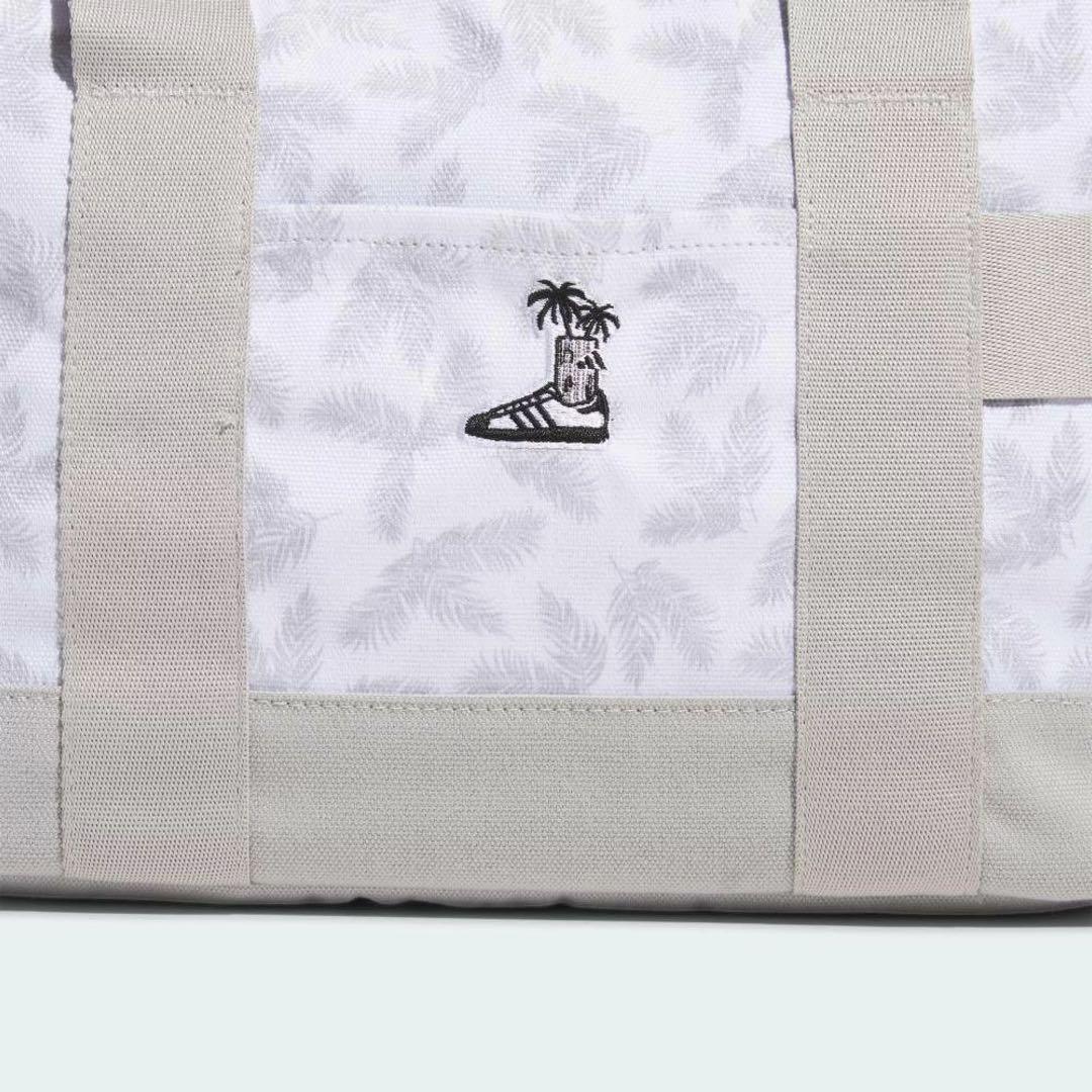 新品　adidas ハンドバッグ　ホワイト×グレー トートバッグ　ゴルフ