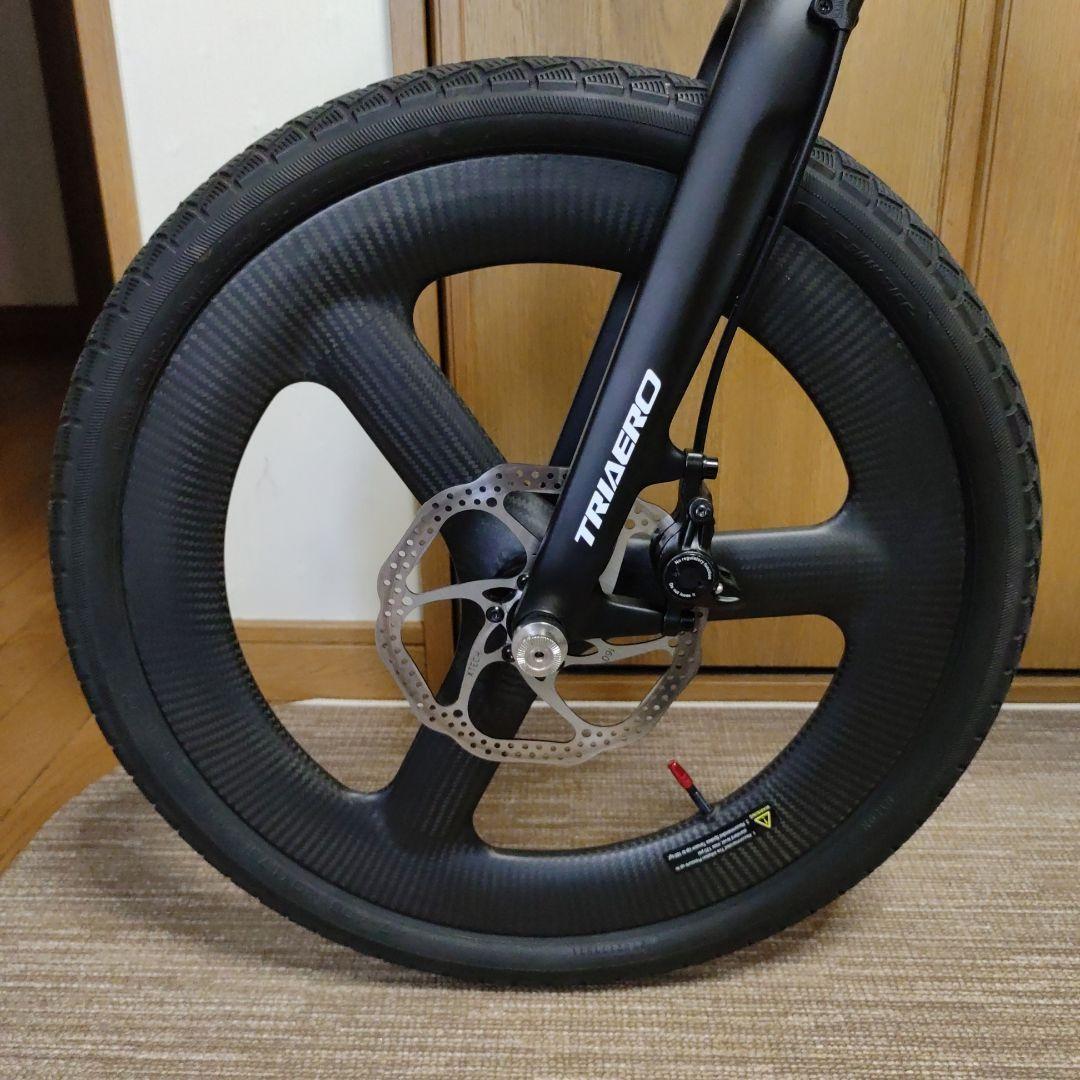I CAN Ｆ1 折りたたみカーボンミニベロ マットブラック
