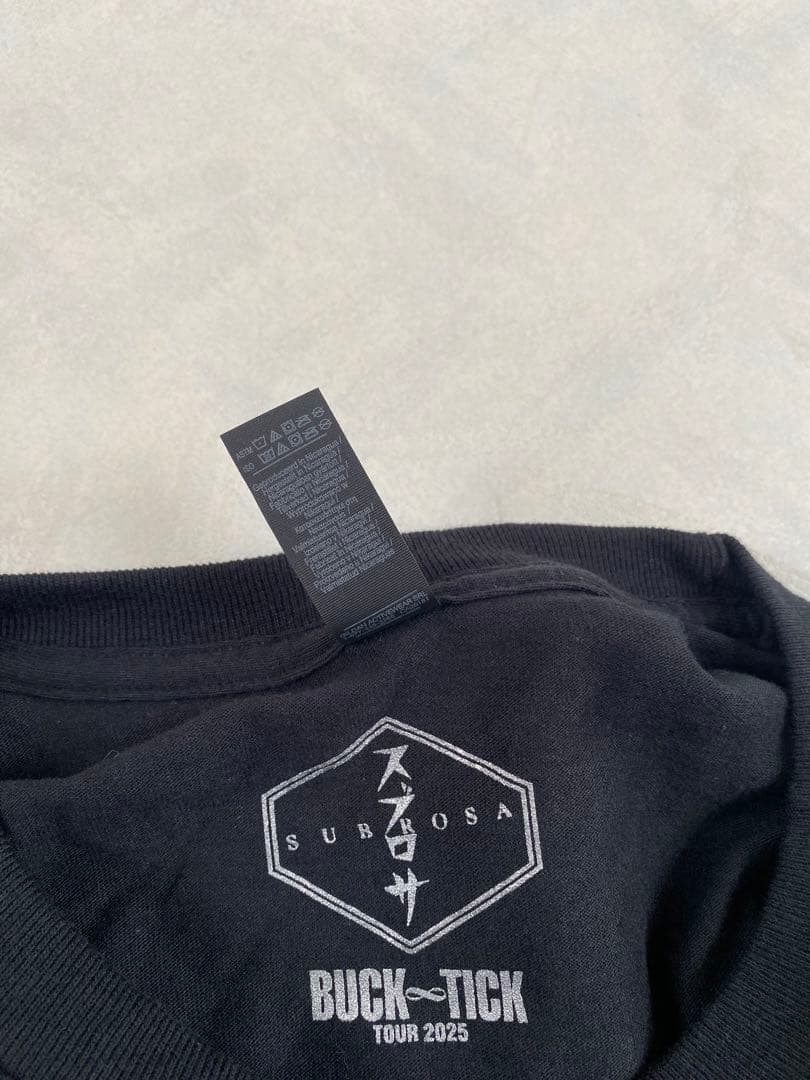 美品 BUCK∞TICK TOUR 2025 スブロサ 雷神 風神 ロンT XL