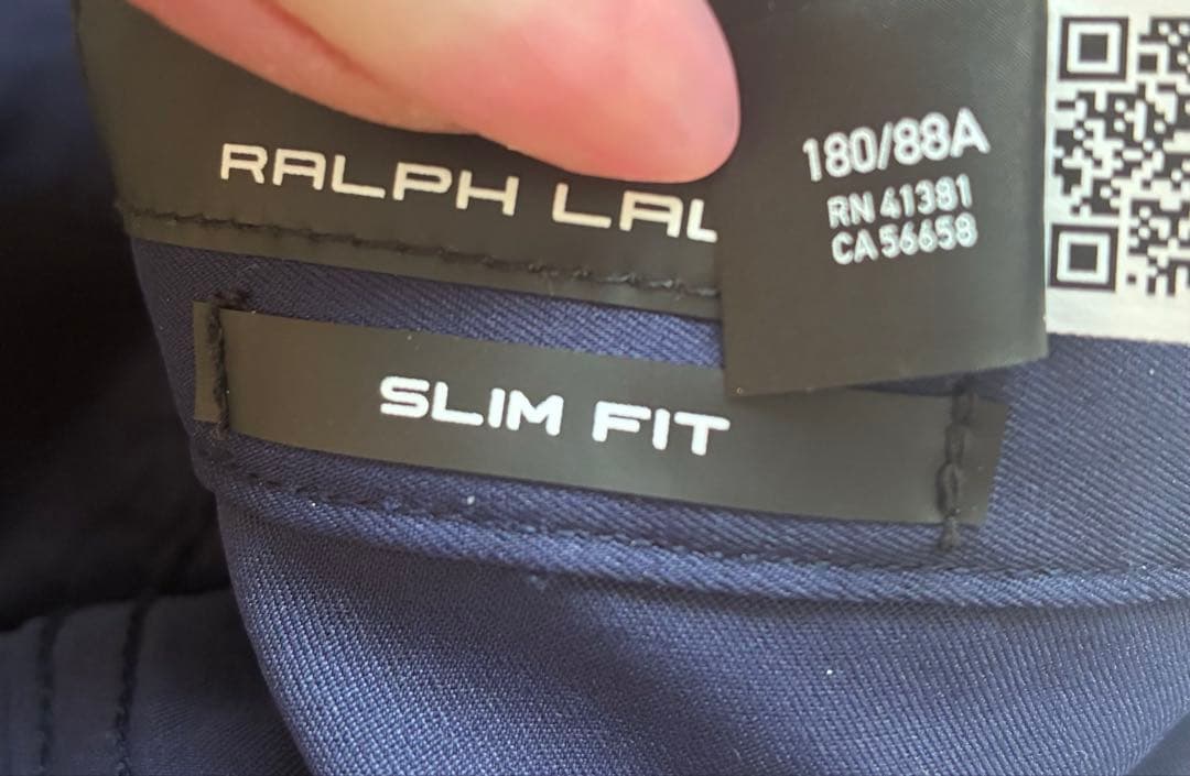 RLXラルフローレン 180/88A立体刻印ロゴマークストレッチゴルフパンツ