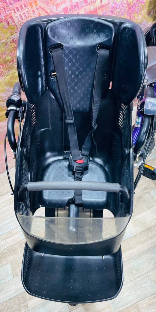 K2304 電動自転車ブリヂストン子供乗せ 20インチ パープル 8.9Ah