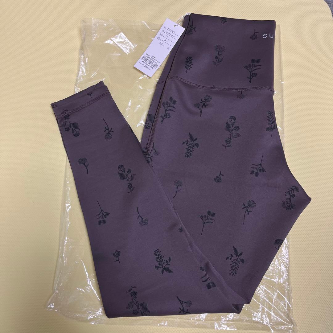 SUKALA 、ダークグレー 花柄 ヨガパンツ M