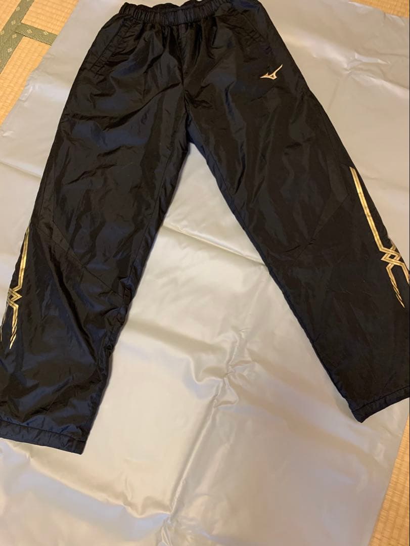 Mizuno ブレスサーモ　中綿入りウォーマーシャツ&パンツ上下セット