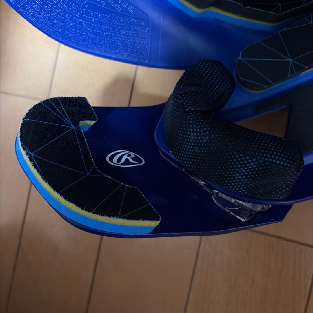 【限定】ローリングス　野球　ヘルメット　ネイビーブルー塗装品