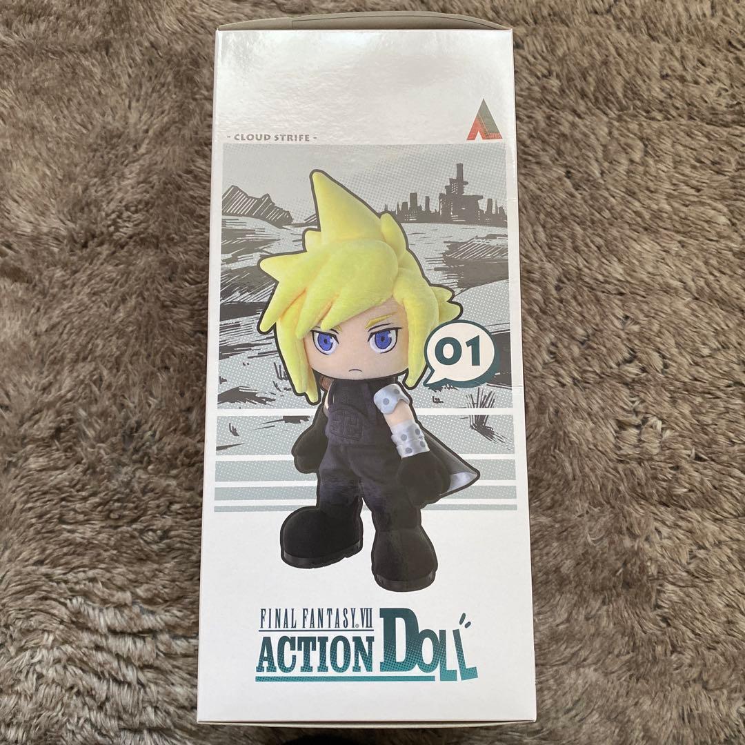 FF7 クラウド　ACTION DOLL ぬいぐるみ