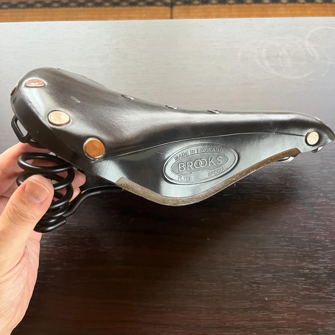 BROOKS レザーサドル スプリング付き