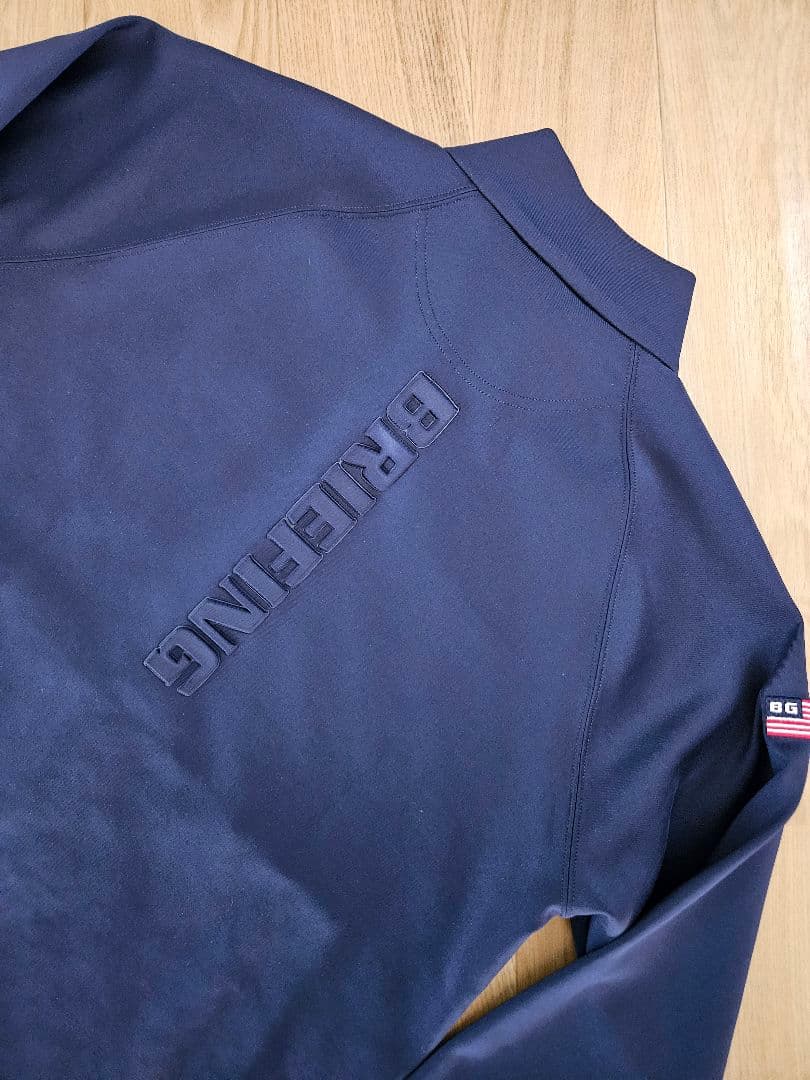 【BRIEFING】3D LOGO BLOUSON　ネイビー　M　新品未使用
