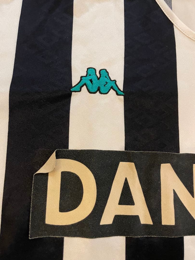 90s ユベントス　JUVENTUS ユニフォーム　Kappa DANONE Ｌ