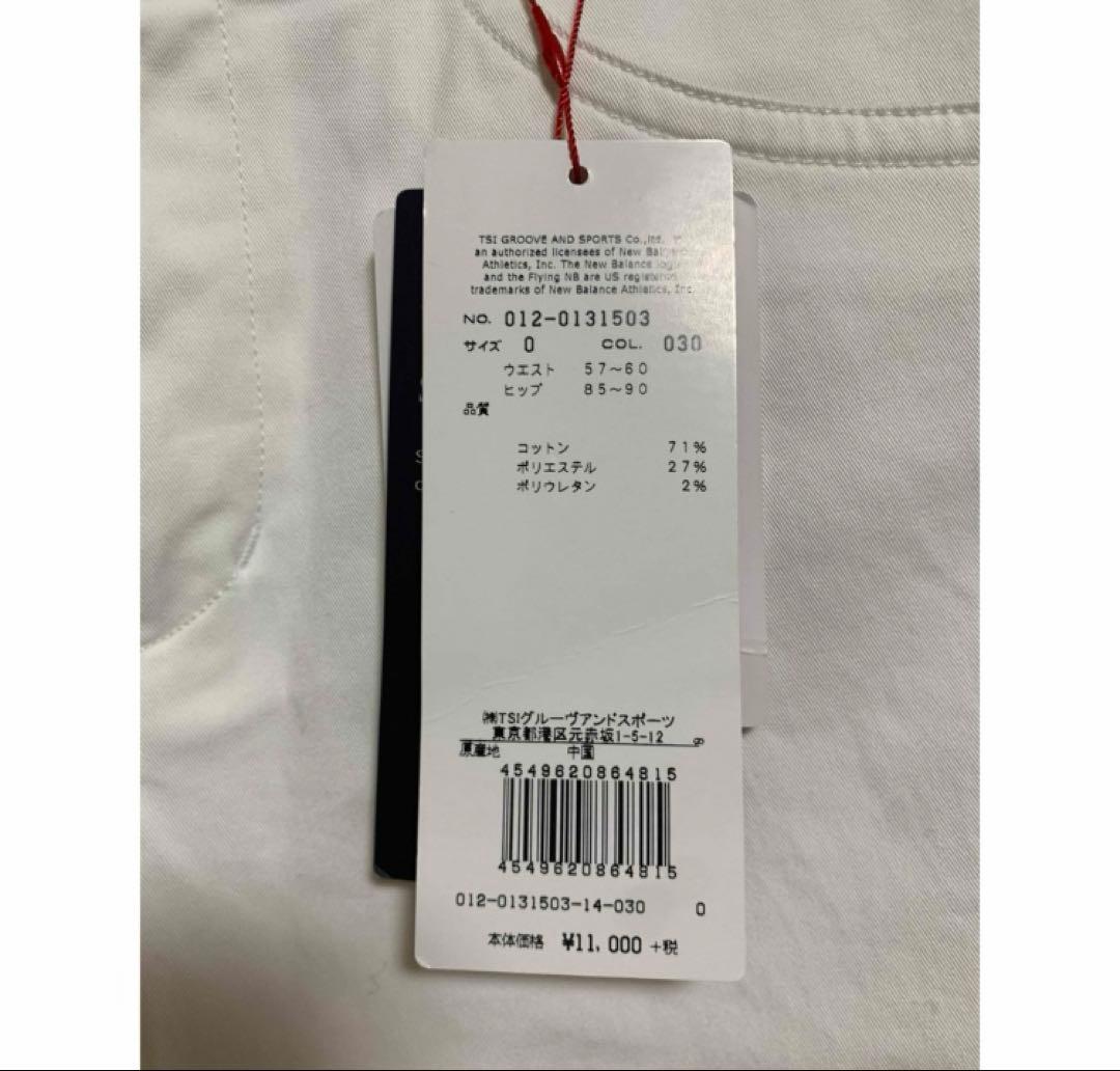 new balance golf 白パンツ　Sサイズ　新品　大人かわいい