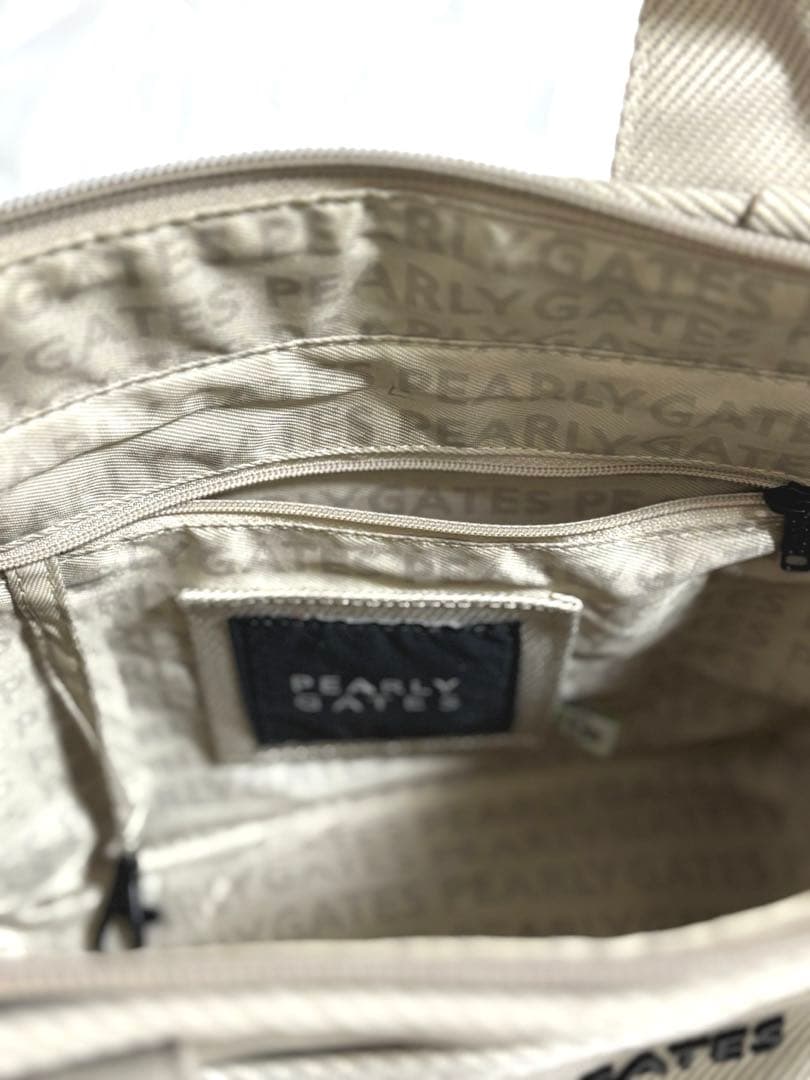PEARLY GATES ロゴ入りトートバッグ