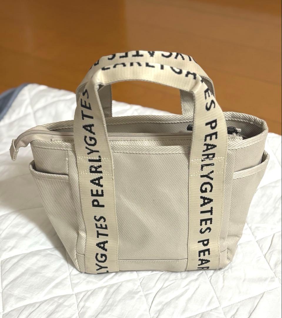 PEARLY GATES ロゴ入りトートバッグ