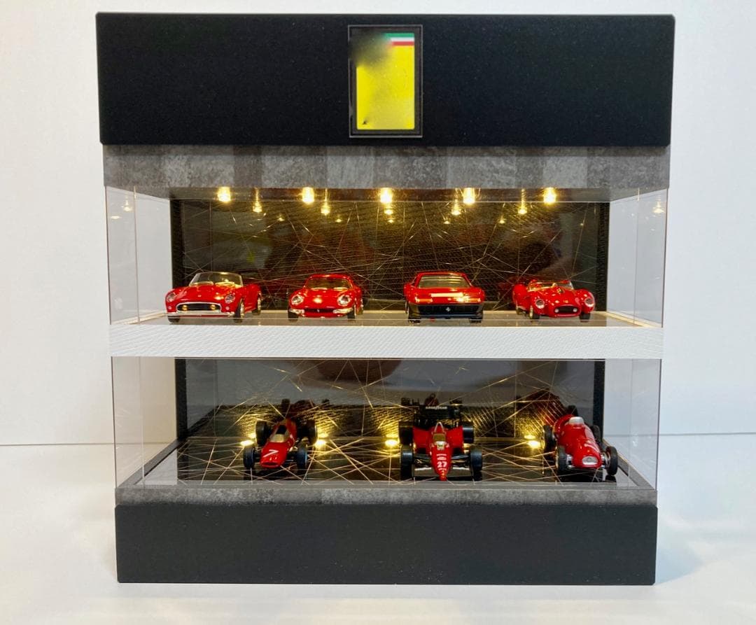 1/64展示10台可能・WH&RBK・2層式ディスプレーBOX / ネオジオラマ