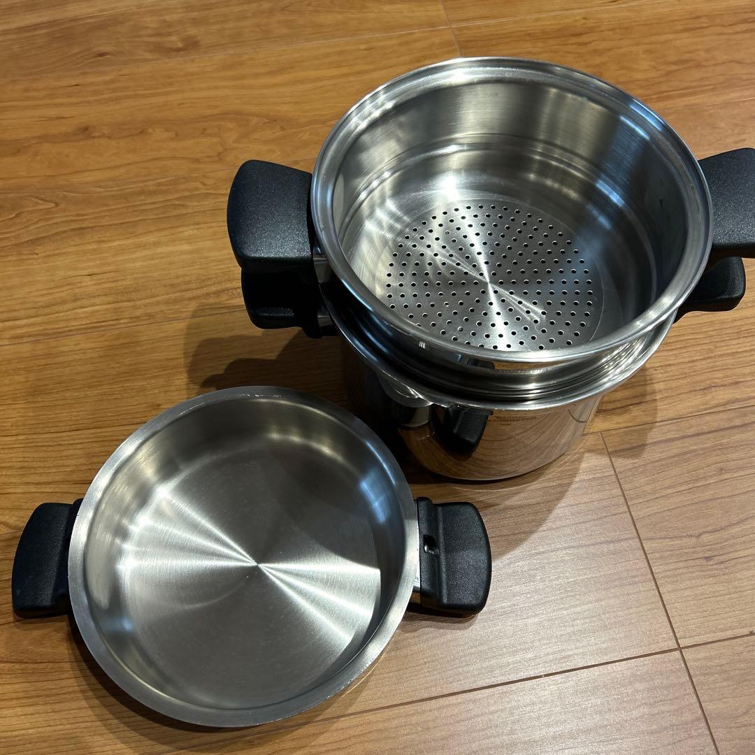 ほ*し様 Amway アムウェイ　鍋　クィーン4L シチューパンセット　18/8