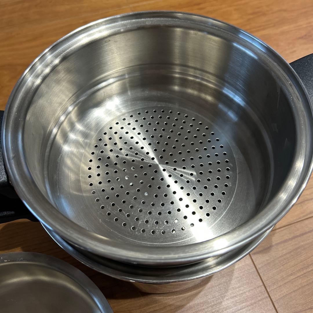 ほ*し様 Amway アムウェイ　鍋　クィーン4L シチューパンセット　18/8